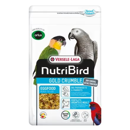 Versele-Laga NutriBird Gold Crumble- lágyeleség nagy-, óriáspapagáj 800g (422245)