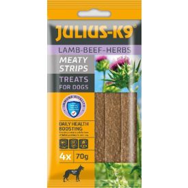   JULIUS K-9 Meaty Snacks jutalomfalat báránnyal,marhával és gyógynövénnyel 70g