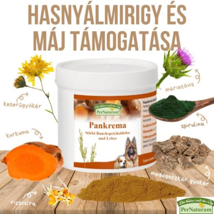 PerNaturam Pankrema hasnyálmirigy és máj támogató por kutyáknak 100g