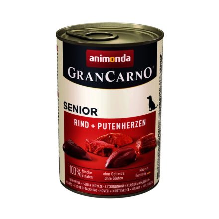 Animonda GranCarno Senior Dog Marha-pulykaszív 400g (82738)