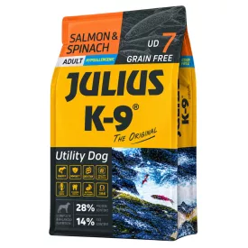   Julius K-9 Grain Free Adult Utility Dog - Salmon & Spinach 3kg