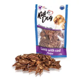  KidDog Lamb witht Cod Flakes - bárányos-tőkehalas jutalomfalat kutyák részére 80g