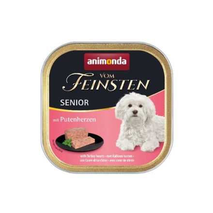 Animonda Vom Feinsten Senior 22x150g pulykaszívvel alutálkás (82662)