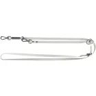 Trixie 1971316 CityStyle Adjustable Lead - állítható póráz (PVC bevonattal) kutyák részére L-XL (2m/20mm), világosszürke