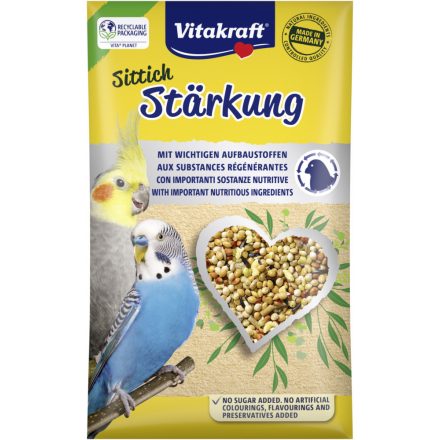 Vitakraft Vitality Plus (erőnlét javító) - kiegészítő eleség hullámos papagájok részére 30g