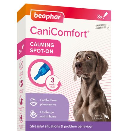 Beaphar CaniComfort Feromonos nyugtató SpotOn kutyáknak 3x1ml