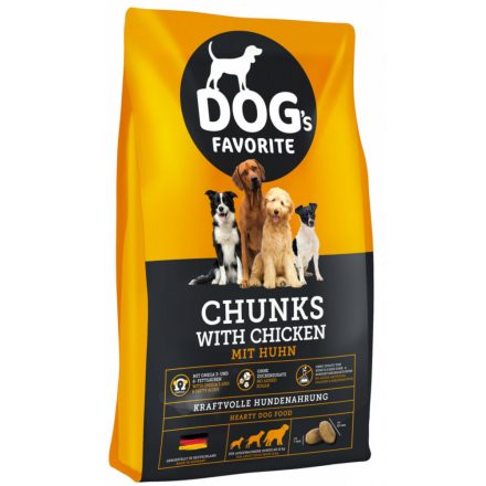 Happy Dog Dogs Favorit CHUNKS-CHIKEN Kutyatáp 15Kg