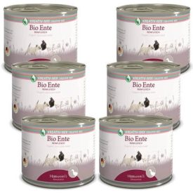   Herrmanns 100% bio kacsahús monoprotein kizárásos diétához kutyáknak és macskáknak 6 x 200 g