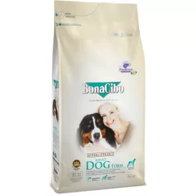   Bonacibo Adult Dog Form Senior/Over Weight - Csirke, szardella & rizs 15kg