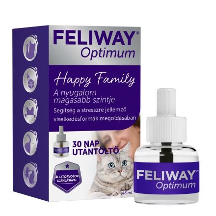Feliway Optimum párologtató utántöltő macskáknak 48ml