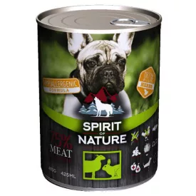   Spirit of Nature Dog bárány- és nyúlhúsos konzerv kutyáknak 415g