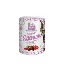   Brit Care Cat Snack Superfruits & Salmon jutalomfalat macskáknak 100g