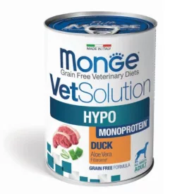   Monge VetSolution Hypo Monoprotein Kacsa konzerv kutyáknak 400g
