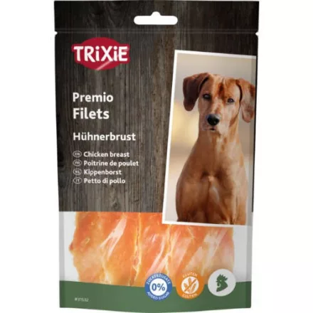Trixie 31532 Premio Chicken Filets gluténmentes prémium csirkehús filék- jutalomfalat kutyáknak 100g