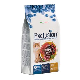   Exclusion Mediterraneo Cat Monoprotein Sterilized Beef száraztáp macskának 300g