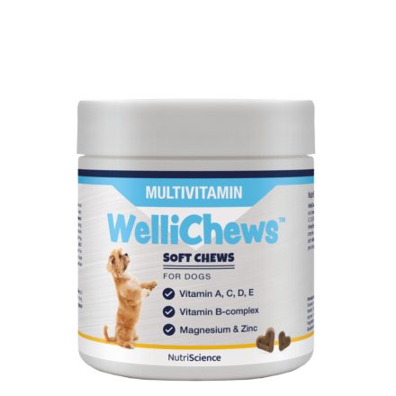 NutriScience WelliChews dog MULTIVITAMIN funkcionális jutalomfalat kutyának 60db 