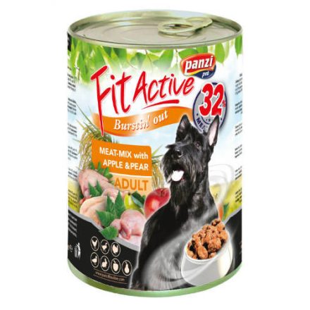 FitActive  dog konzerv Meat-Mix 415g  