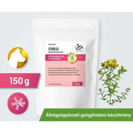 FitoCavallo STRESS gyógynövénykeverék félős, stresszérzékeny, pánikra hajlamos kutyának 150g