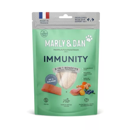 Marly & Dan Immunity Treats for Dog jutalomfalat kutyáknak 80g