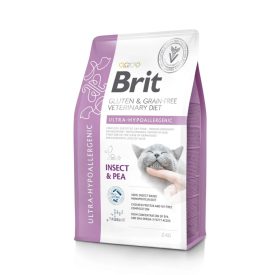   Brit GF Veterinary Diets CAT Ultra-Hypoallergenic gyógytáp macskáknak 400g
