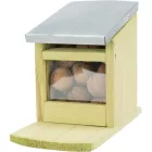 Trixie 59607 Feeding station for squirrels - etető mókusok részére (fenyőfa/fém) 12x18x24cm