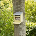 Trixie 59607 Feeding station for squirrels - etető mókusok részére (fenyőfa/fém) 12x18x24cm