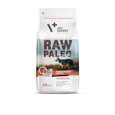 Raw Paleo Adult Medium Monoprotein Fresh Free Run Turkey száraz eledel 10kg
