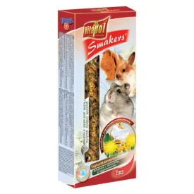   Vitapol Smakers rúd (joghurt,pitypang) - prémium duplarúd - rágcsálók és nyulak részére (90g)