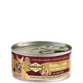   Carnilove Cat konzerv Adult csirke & bárány 12x100g konzerv ( Chicken & Lamb )