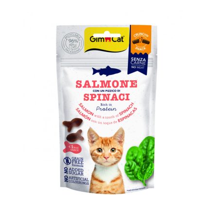 GimCat Crunchy Snack lazac spenóttal 50g