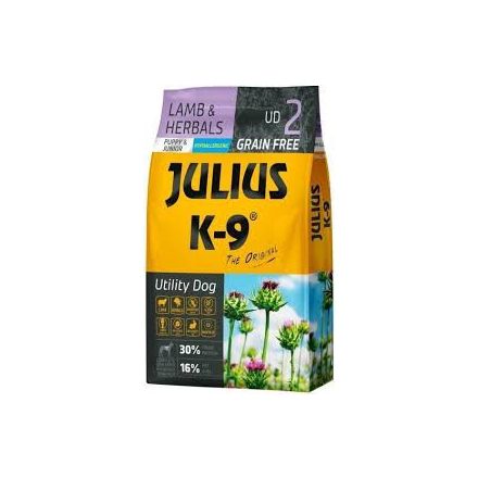 Julius K-9 Utility Dog Hypoallergenic Puppy Lamb - herbals száraztáp 10kg