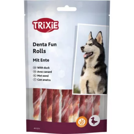 Trixie 31371 Denta Fun kacsahúsos rágórúd - jutalomfalat kutyák részére 10db/80g