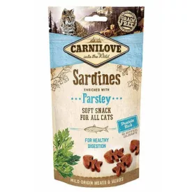   Carnilove Cat Crunhcy Semi Moist Snack Sardine Enriched & Parsley (szardínia-petrezselyemmel ) 50g