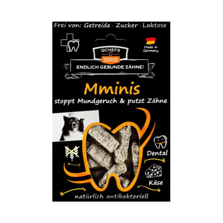 Qchefs Mminis Természetes fogtisztító jutalomfalat kutyáknak 65g