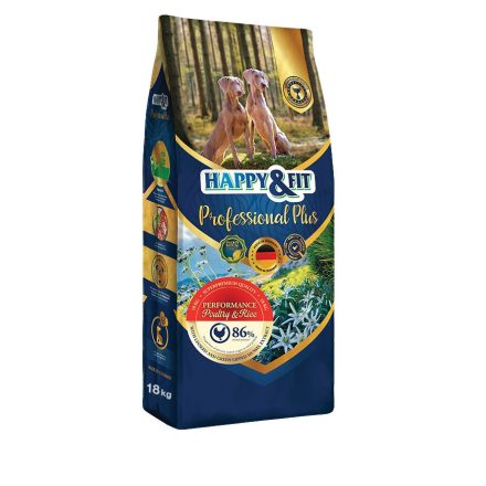 Happy&Fit Professional Plus Performance Poultry&Rice 18kg