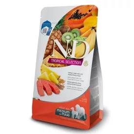   N&D Dog Tropical Selection Adult Medium/Maxi lazac, tönkölybúza, zab, trópusi gyümölcsök száraztáp kutyának 10kg 