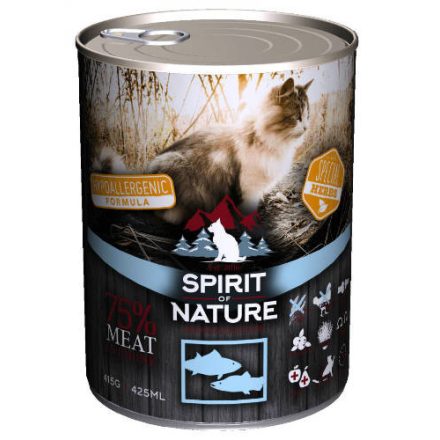 Spirit of Nature Cat tonhalas és lazacos konzerv 415g