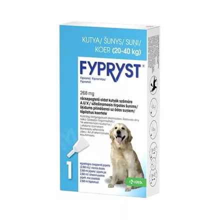 Fypryst spot on 2,68ml kutyák részére 20-40kg között 1db