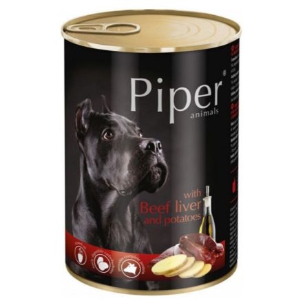 Piper Adult Beef Liver & Potatoes (marhamáj-burgonya) konzerv 400g