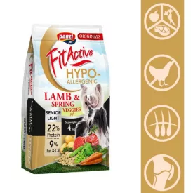   FitActive Originals Hypoallergenic Senior/Light  bárány, tavaszi zöldségek száraztáp kutyának 4kg