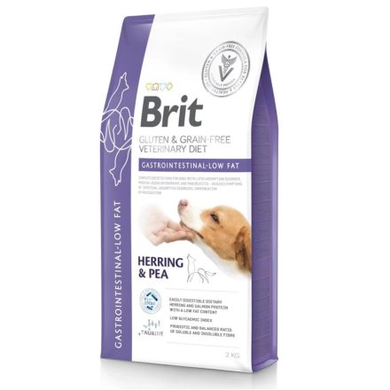 Brit GF Veterinary Care Gastrointestinal-Low fat gyógytáp kuytáknak 2kg