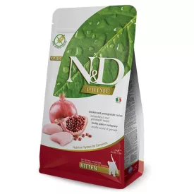   N&D Cat Prime Kitten Chicken & Pomegranate (csirke & gránátalma) száraz macskaeledel 300g