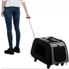 Trixie 28949 Trolley - gurulós szállítótáska (fekete/szürke) 34x43x67cm