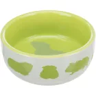 Trixie 60732 Ceramic Bowl színes kerámia tál tengerimalacok részére (250ml /Ø11cm)
