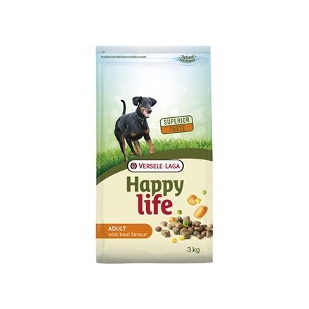 Versele- Laga Happy Life Adult Beef kutyának 15kg (431104)