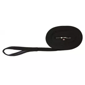   Trixie 19921 Tracking Leash - nyomkövető póráz - fekete (20mm/15m)