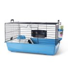 SAVIC Nero 2 ketrec kisállatoknak - kék-fekete színben 80x50x47cm