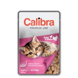 Calibra Cat Premium Line Kitten Turkey and Chicken 100g