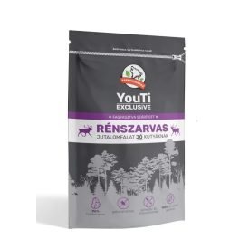   Farkaskonyha YouTi Exclusive Fagyasztva szárított Rénszarvas jutalomfalat kutyának 50g
