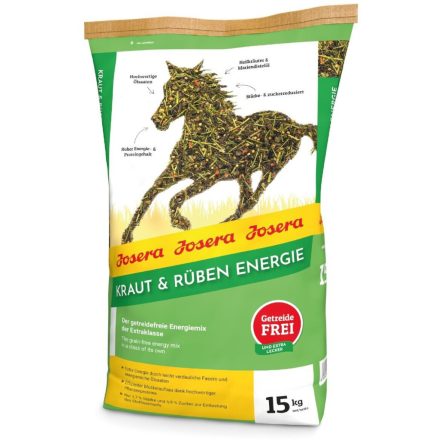 Josera Kraut & Rüben Energie müzli (száraztáp) gabonamentes energiakeverék lovaknak 15kg 